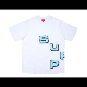 Supreme Stagger Tee White